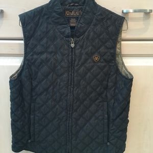 Ariat Dark Quilted Vest